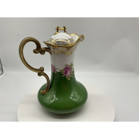 Imperial Crown China Chocolate Pot, Hand Painted, Vienna Austria - Picture 9 of 16